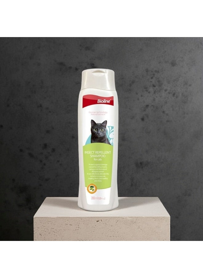 Bioline Insect Repellant Shampoo for Cats – 200ml - Image 3
